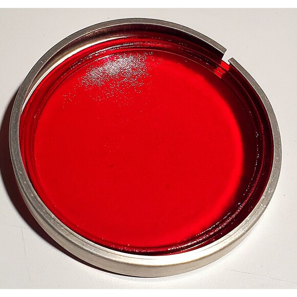 VTG LENS LOT Traffic Light Stop Signal 5" Glass Round 3 Red 1 Green 4 Piece Trim - Picture 9 of 16